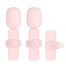 1x Receiver + 2 x Transmitters: The Upgraded dual wireless lavalier microphones has 1 receiver and 2 transmitters included, which makes it possible to record sound or video from both 2 parties at the same time. Also, you can use just use 1 mic alone ...