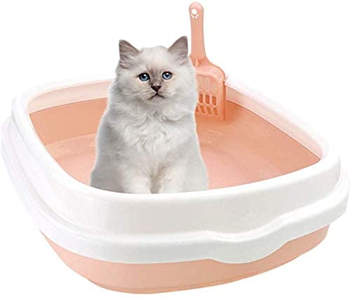 RvPaws Litter Tray Box for Cats, Cat Litter Tray with Rim/Semi Closed Style of Cat Litter, Color May Vary Medium (B09J29QCFL) Amazon Price History, Amazon Price Tracker