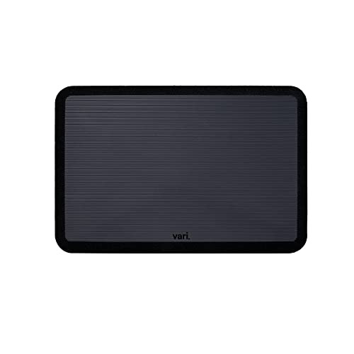 Vari Standing Mat 34x22 (VariDesk) - Anti Fatigue Non-Slip Mat for Standing Desk, Cushioned for Comfort, Indoor Floor Mat for Home, Office, or Kitchen - Black
