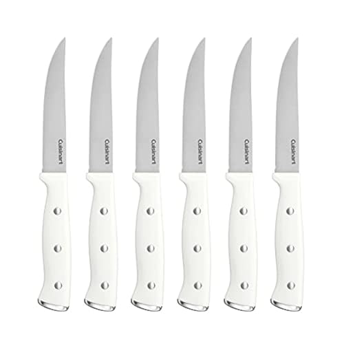 Comparison: Best Cuisinart Graphix Steak Knives 10 Cuisinart C77WTR-6PSK White Triple Rivet Steak Knife Set, 6 pc
