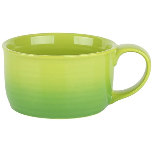 Kaffeetasse Groß,Ramen Schüssel,Groß Tasse 700 ml,Steingut Tasse,XXL Tasse,Groß Müslischalen mit Henkel,Salat Schale,Groß Suppentassen,Kaffeetasse aus Porzellan