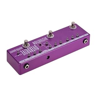 This guitar effects pedal enhances the ease and versatility of tone control. It allows for a wide range of tones, unleashing your creativity and ensuring a beautiful, pleasing sound. This durable and reliable professional effects pedal is ideal for g...