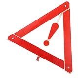 Triangles de sécurité : grâce à son utilisation multifonctionnelle, il peut servir de panneau d'avertissement lorsque vous devez vous arrêter ou faire face à des urgences pendant la conduite, triangle de signalisation réfléchissant