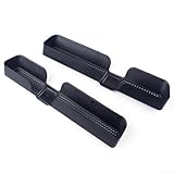 Hosrivae 2 rejillas de ventilación de aire acondicionado para Ateca 2016-2018, moldura de salida de aire trasero de plástico ABS negro, no necesita herramientas de instalación