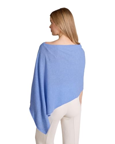 Image of CLAUDIA NICHOLE Womens 100% Cashmere Dress Topper - Cashmere Poncho Wrap