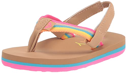 Roxy Girls Toddler Colbee Sling Back Sandal Flip-Flop, Multi, 8 Little Kid #TOP12