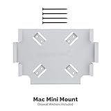 SABRENT Soporte para Mac Mini Soporte VESA para Mac Mini M1 Soporte de Aluminio de Primera Calidad para Pared Escritorio Marco de Montaje de Ajuste BK-MACM