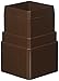 GENOVA Products RB203 Downspout Coupler, Brown