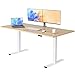 E.For.U® höhenverstellbarer Schreibtisch 180x80 cm, 2 Motoren, elektrisch höhenverstellbares Tischgestell mit 2-Fach-Teleskop, Memory-Steuerung (Weiß), DT20L mit Tischplatte (Buche) Buch mit günstig Kaufen-E.For.U® höhenverstellbarer Schreibtisch 180x80 cm, 2 Motoren, elektrisch höhenverstellbares Tischgestell mit 2-Fach-Teleskop, Memory-Steuerung (Weiß), DT20L mit Tischplatte (Buche)