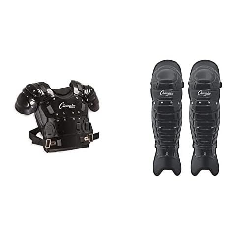 Champion Sports 17 Inch Umpire Chest Protector & Shin Guards Cover