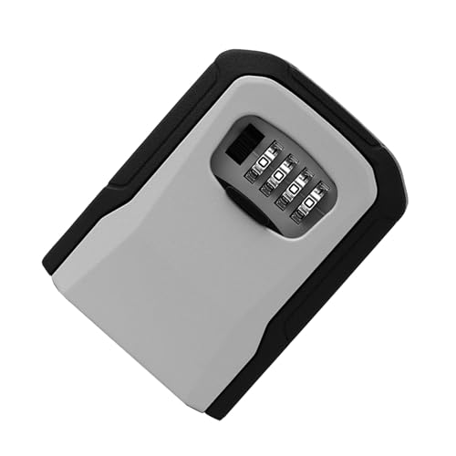 Caja de seguridad para llaves de pared exterior con combinación de 4 dígitos 2