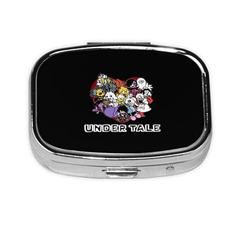 ピルケース 薬ケース 小型 小分け 薬入れ アンダーテール 習慣薬箱 薬飲み忘れ防止 コンパクト 携帯用 持ち運びやすい おしゃれ くすり整理 便利 収納ケース ガムケース 小物入れ 指輪・ネックレス・紐・ネジ収納 小型収納ケース 金属製