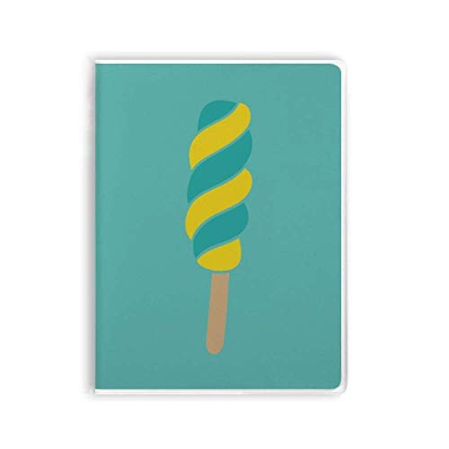 Carnet de notes en spirale jaune vert avec une couverture souple A5 pour écrire