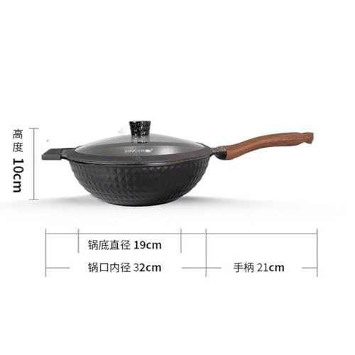 Cuisinière à induction domestique poêle antiadhésive en pierre