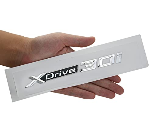 Emblema xDrive sDrive 30i de alta calidad en negro plateado para XDrive30i