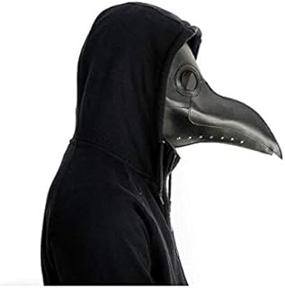 Máscara Cosplay de Médico da Peste Negra Fantasia de Médico da Peste Negra Steampunk Médico da Pagra Halloween