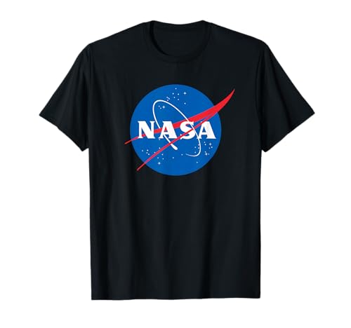 Camiseta con Licencia de la NASA con Logotipo de la NASA, Idea de Regalo para fanáticos del Espacio Camiseta