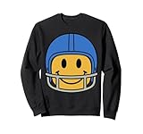 Cute Smile Face Cool Blue Helmet Football Gifts