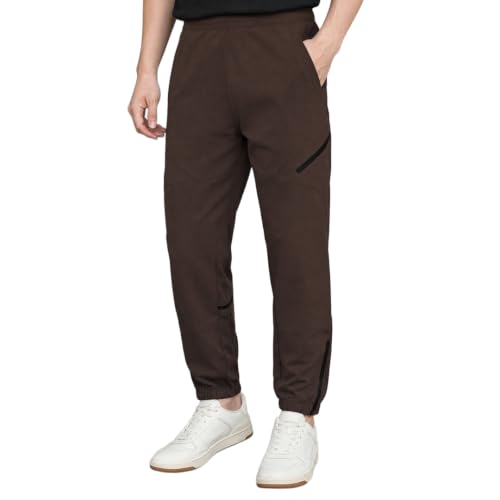 Image of NOBERO Men's Oversized Travel Joggers | Loose Fit | Baggy Relaxed Fit Joggers for Travel