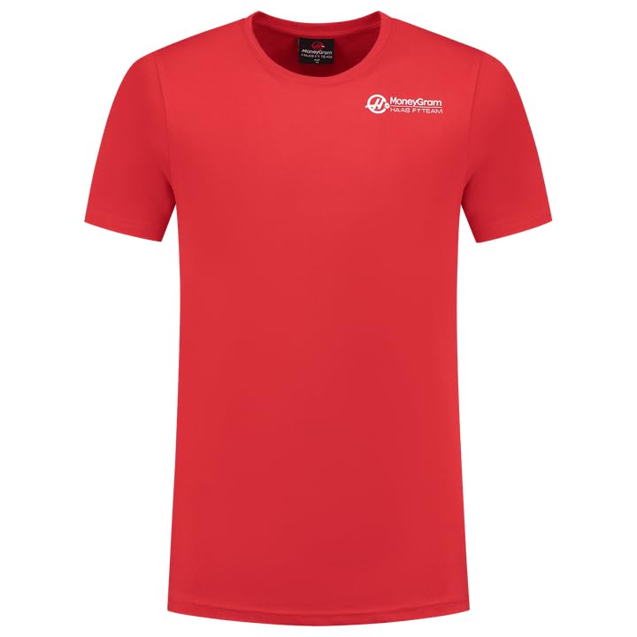 Camiseta Haas Racing F1 evita calor con su tejido Essentials transpirable