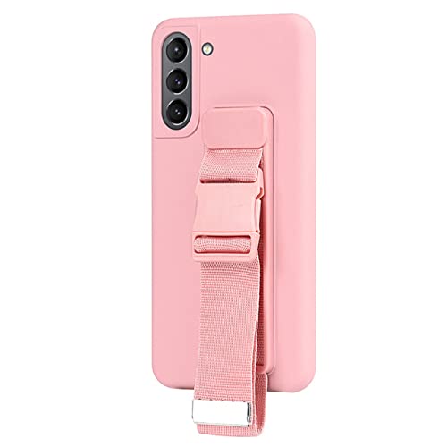 Étui en silicone Samsung S21 avec support bracelet de sport antichoc