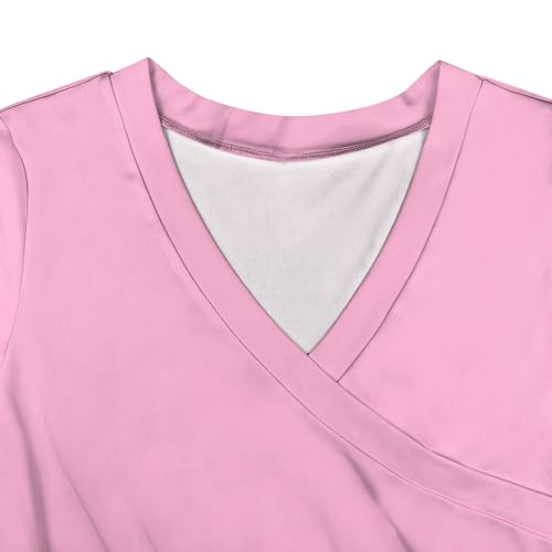 Image of PinkPatty Women's Long Sleeve Maxi Dress Plus Size Trendy Wedding Guest Wrap Dress with Pockets&Belt
