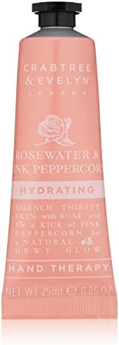 Crabtree & Evelyn Rosewater & Pink Peppercorn Hydrating Hand Therapy, 0.86 oz