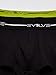 Evolve Men's Cotton Stretch No Show Trunk Underwear Multipack, Black/Black, Small