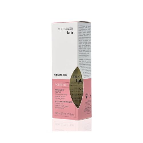 Cumlaude Lab Hydra Oil - Aceite Natural que Regenera e Hidrata la Zona Vulvar, con Aceites Biotecnológicos 100% Naturales, Rosa Mosqueta y Centella Asiática - 30 ml