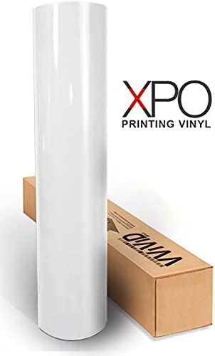 Image of VViViD White High Gloss Realistic Paint-Like Microfinish Vinyl Wrap Roll with Air Release Technology (27ft x 5ft)