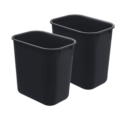 Acrimet Set of 2 Wastebasket, Trash Can, Garbage Bin, Desk