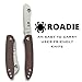 Spyderco Roadie Non-Locking Lightweight Knife with 2.09