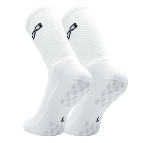 WE FOOT Air Grip Sports Crew Socks Grip Socks for Men Women Soccer Football Futsal Basketball Tennis Pickleball-image-39