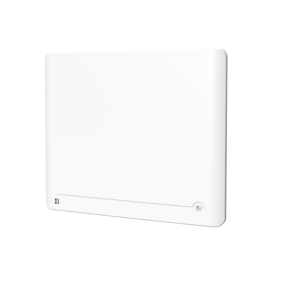 BESTHERM - Radiador eléctrico fijo de inercia seco cerámico 1500W plug & play con detector de presencia Bestherm DIANE horizontal blanco