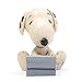 Enesco Jim Shore Peanuts Snoopy Typing Miniature Figurine, 3 Inch, Multicolor