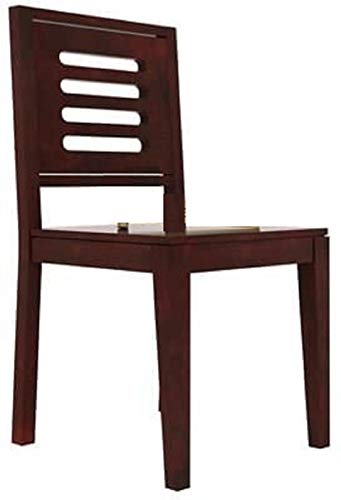 Image of Furniture Solid Sheesham Wood 6 Seater Dining Table Set with Chairs | Wooden Six Seater Dining Set for Home, Kitchen, Living Room & Restaurants (Mahogany Finish) | 1 Year Warranty