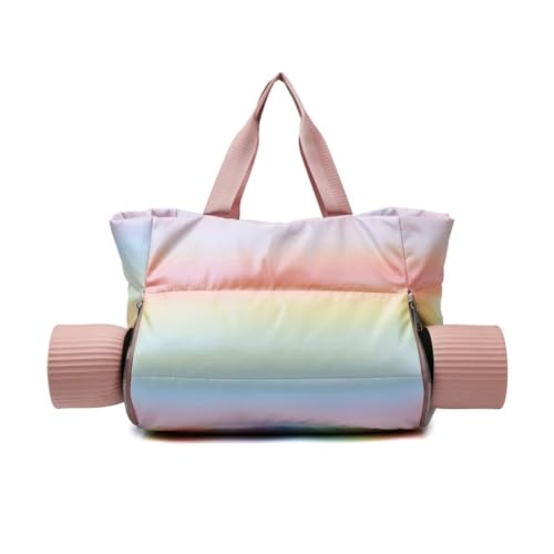 Bolsa de gimnasio ligera e impermeable con fijación exterior para esterilla