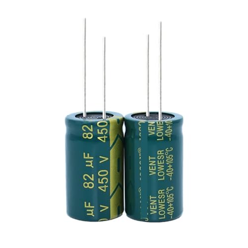 Condensateur 450V 82uF aluminium haute fréquence 18x30mm pour alimentation et carte électronique