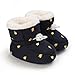 Snap Fleece Baby Baby Shoes Fleece Warm Short Boots Shoes Fashion Printing Non Slip Breathable Nude Boots Baby Snow Boots 18-24 Months