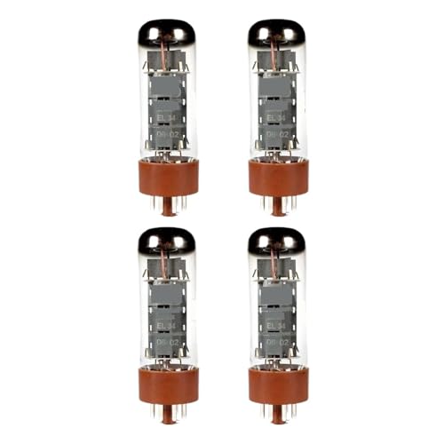 Tubes à vide EL34 lot de 4 pour vos soirées d'écoute musicale de salon