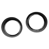 amucna Car Styling Interior ABS Carbon Fiber Dashboard Side Vent Outlet Cover Trim 2pcs for Mini...