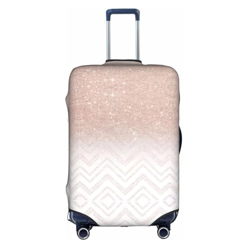 Housse de valise M blanche lavable en polyester résistant pour voyage