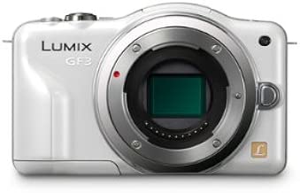 Panasonic Lumix DMC-GF3 12 1MP Compact System Camera Kit with 14mm Lumix ASPH Lens White Panasonic Lumix DMC-GF3 12 1MP Compact System Camera Kit with 14mm Lumix ASPH Lens White