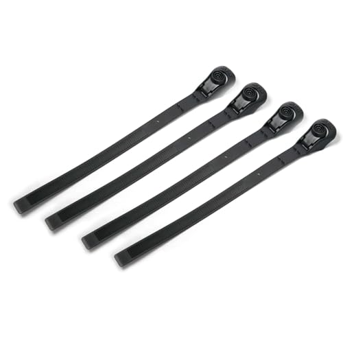 Saris Gear Straps - Set of 4, Flexible & Strong Reusable Tie-Downs for Gear Organization, Transport, Cable & Hose Management &ndash; Heavy-Duty, Non-Stretch Straps with 100 lb Weight Rating &ndash; Made in USA