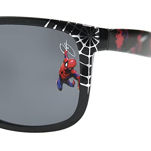 Marvel Boys Spider-Man Kids 2 Wayshape Sunglasses, Black, 493