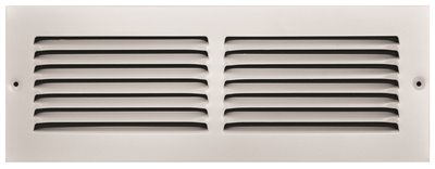 Truaire 170 14X04 Stamped Face Return Air Grille, 14 In. X 4 In., White