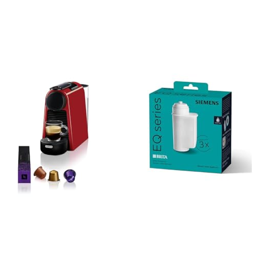 Nespresso Machine à capsules de café De'Longhi Essenza Mini EN 85.R et filtre à eau Siemens BRITA Intenza TZ70033A