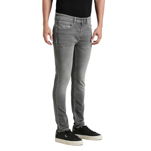 Image of Pepe Jeans Men's Regular Fit Jeans | Mid Rise | Chinox | Jeans for Man