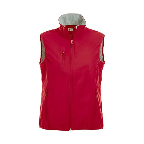 CliQue Womens/Ladies Plain Softshell Gilet (S) (Red)