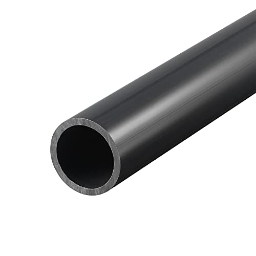 sourcing map Tube PVC Rigide Noir 21mm ID 25mm OD 50cm Tuyau PVC Pipe Résistant aux Chocs pour Conduites d'Eau, Artisanat, Décoration et Gaines de Câbles